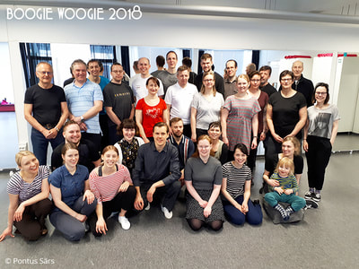 Boogie Woogie workshop with Ritz Lindy Hoppers at Swing Wasa in Vaasa 2018